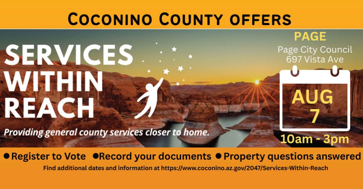 CocoRecorder's tweet image. Page, join us on Thursday, August 7th for Services Within Reach! We will be there to help you record documents, search documents, and register to vote! We’ll be there from 10am until 3pm! Hope to see you there!