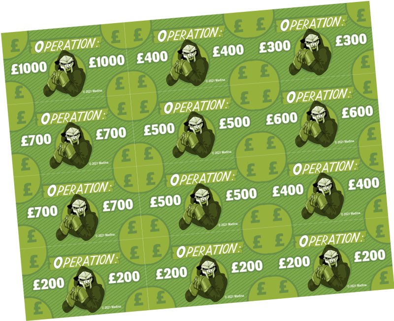 ‼️ONLY 3 LEFT!‼️‘Operation’ Doomsday – LIMITED EDITION Hip-Hop Board Game – only 100 copies made. madina.co.uk/shop/latest/op…
Exclusive. Iconic. Unmissable.
#HipHop #MFDOOM #BoardGames #LimitedEdition #Doomsday #HipHopHeads #VinylCulture #ArtCollectible #IndieGame #HipHopArt