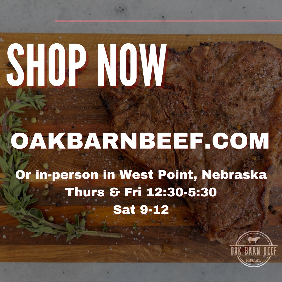 🔥 Summer Sale! 

We almost never discount our premium steaks &amp; bundles... But grilling season calls for celebration! Stock up &amp; save big before it's gone. 🥩☀️
👉 oakbarnbeef.com/collections/su…