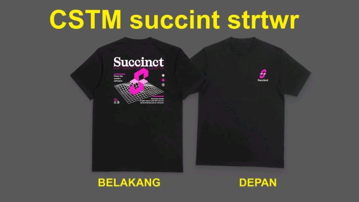 rodihmask's tweet photo. Congratulations to those who have qualified. You deserve recognition for yourselves. Show that we have a strong community. We will provide a link to purchase a t-shirt. @SuccinctLabs @0xCRASHOUT https://t.co/4kuPlKKQ31