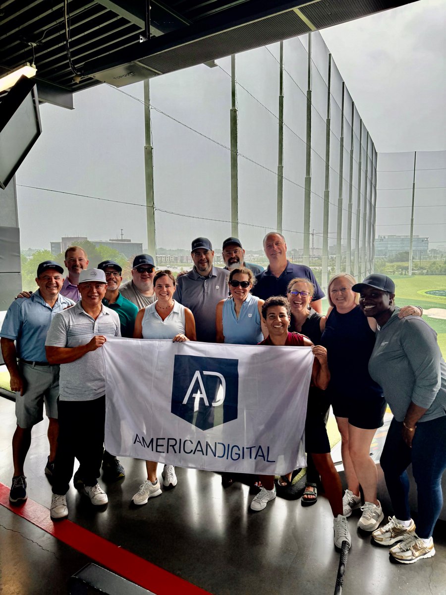 Thank you to all the <a href="/AmDigitalCorp/">American Digital Corporation</a> team members who joined us Wednesday afternoon at Top Golf in Schaumburg for our monthly team outing! 
Great food, even better company, and plenty of fun. We're lucky to work with such a fantastic group of people—on and off the "course"!