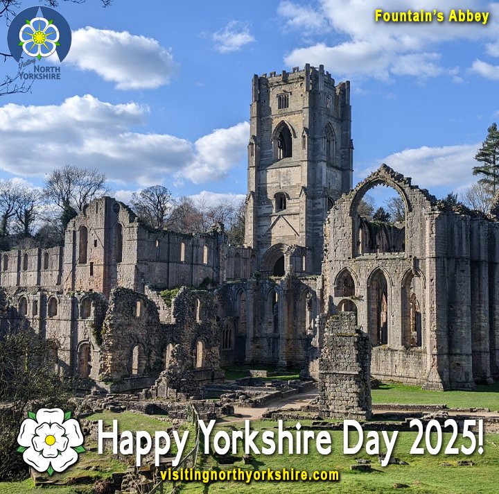 Happy Yorkshire Day!

God's Own County and the best place on Earth!  
#Yorkshire #YorkshireDay #yorkshireday2025