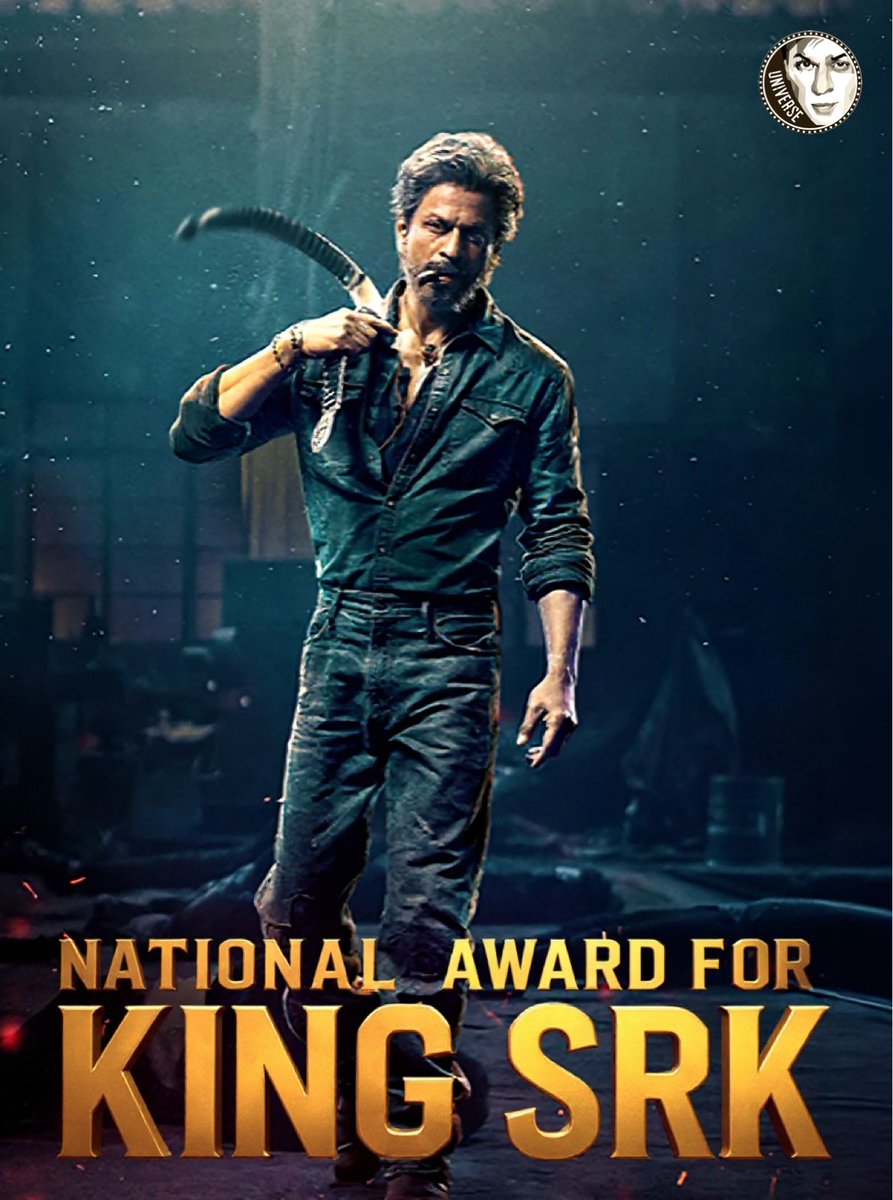Crowned by Love, Now Honoured by The Nation — SRK Wins The National Award For Jawan 🖤👑

NATIONAL AWARD FOR KING SRK