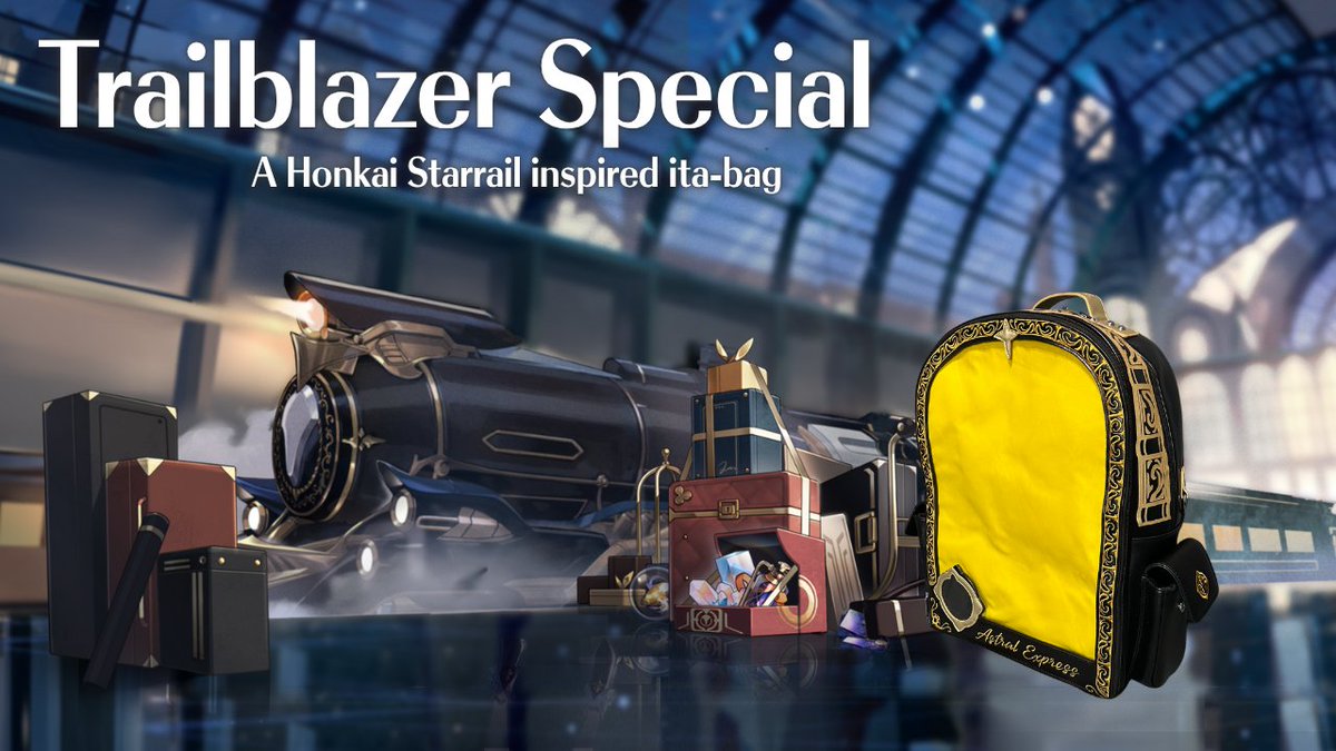 Starbeans_bags's tweet photo. We are live! 

The Trailblazer Special is now live on BackerKit. Make sure to check out the 🔗 in my b!o to get yours at a very special Early Bird discount.

#HonkaiStarRail #honkai #hsr #HoYoverse #HSRxFate #itabag #Mydei #Phainon #Firefly #Kafka #danheng #jingyuan https://t.co/rMKOXKj8Vm