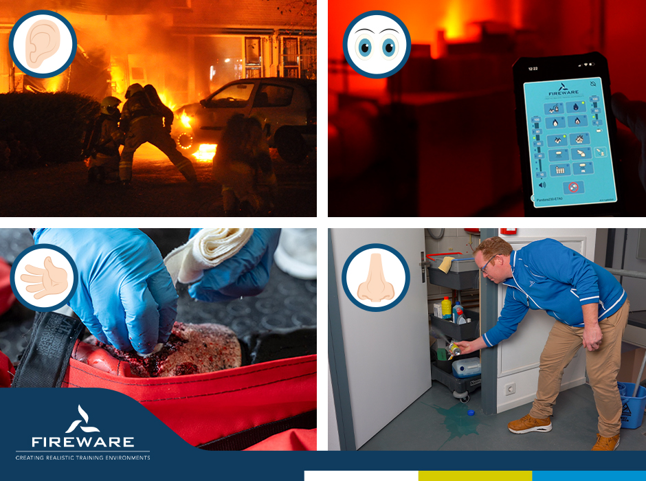 Zonder realistische geur, geluid en beeld is een oefening maar een spelletje. Prikkel alle zintuigen en maak er een echte ervaring van. Lees hoe in ons nieuwste blog:
bit.ly/3IWkzwv