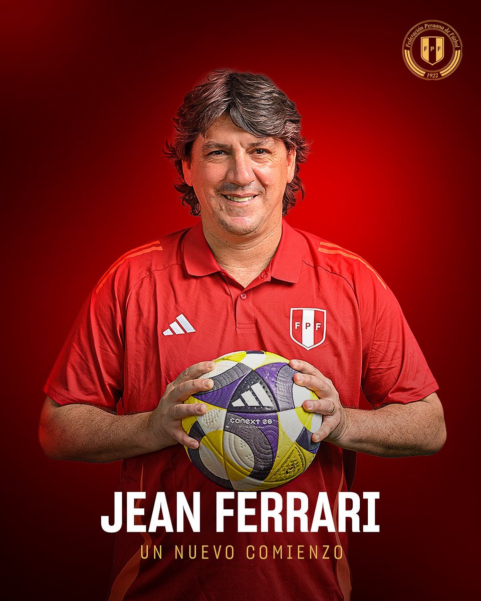 𝗕𝗶𝗲𝗻𝘃𝗲𝗻𝗶𝗱𝗼, 𝗝𝗲𝗮𝗻 𝗙𝗲𝗿𝗿𝗮𝗿𝗶 🫡
Director General de Fútbol FPF