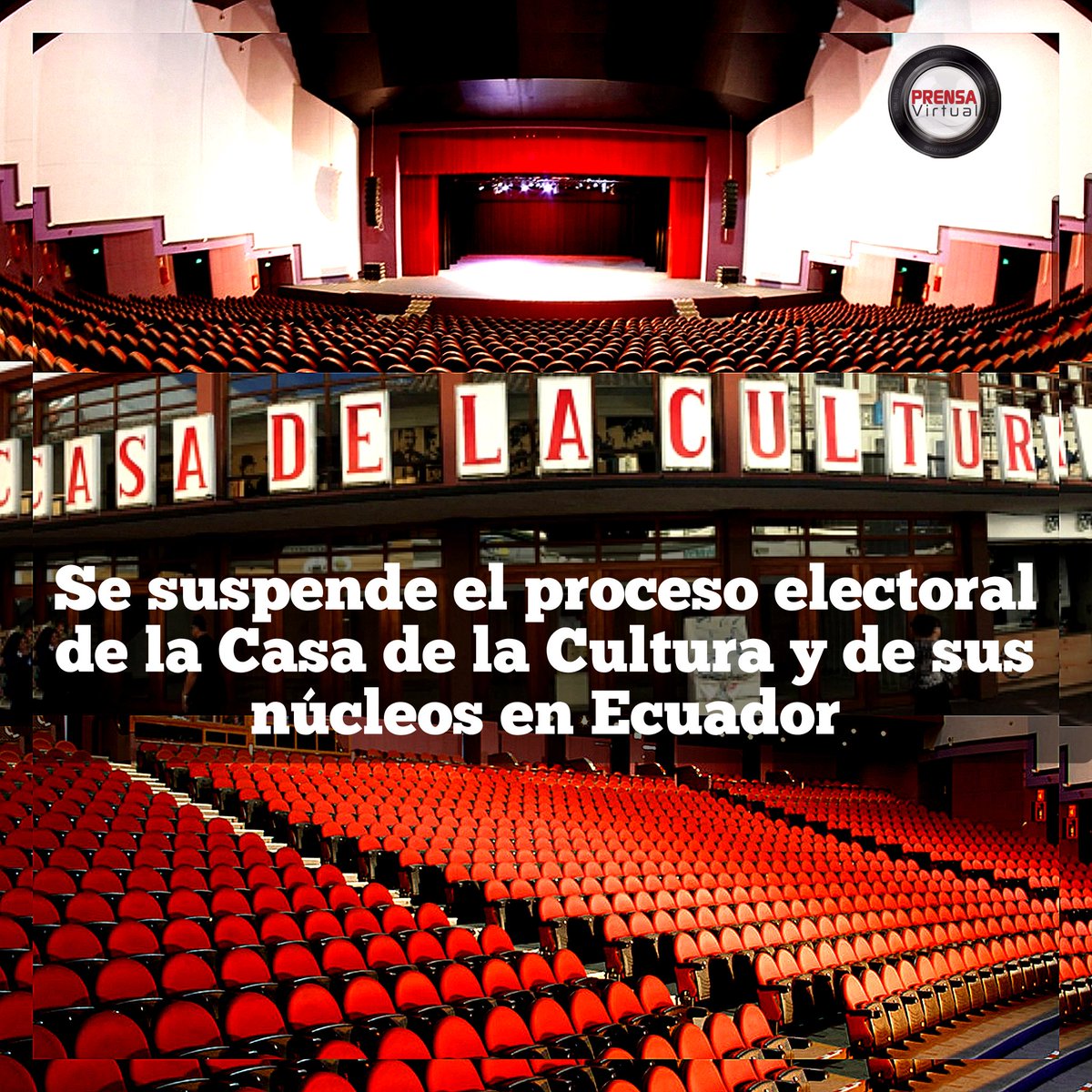 #Ecuador| Por orden judicial, se suspenden las elecciones de la Casa de la Cultura Ecuatoriana (CCE) y sus núcleos provinciales.

Un juez ha emitido una medida cautelar, deteniendo el proceso electoral tras una acción de protección. La CCE ha anunciado que apelará esta decisión.