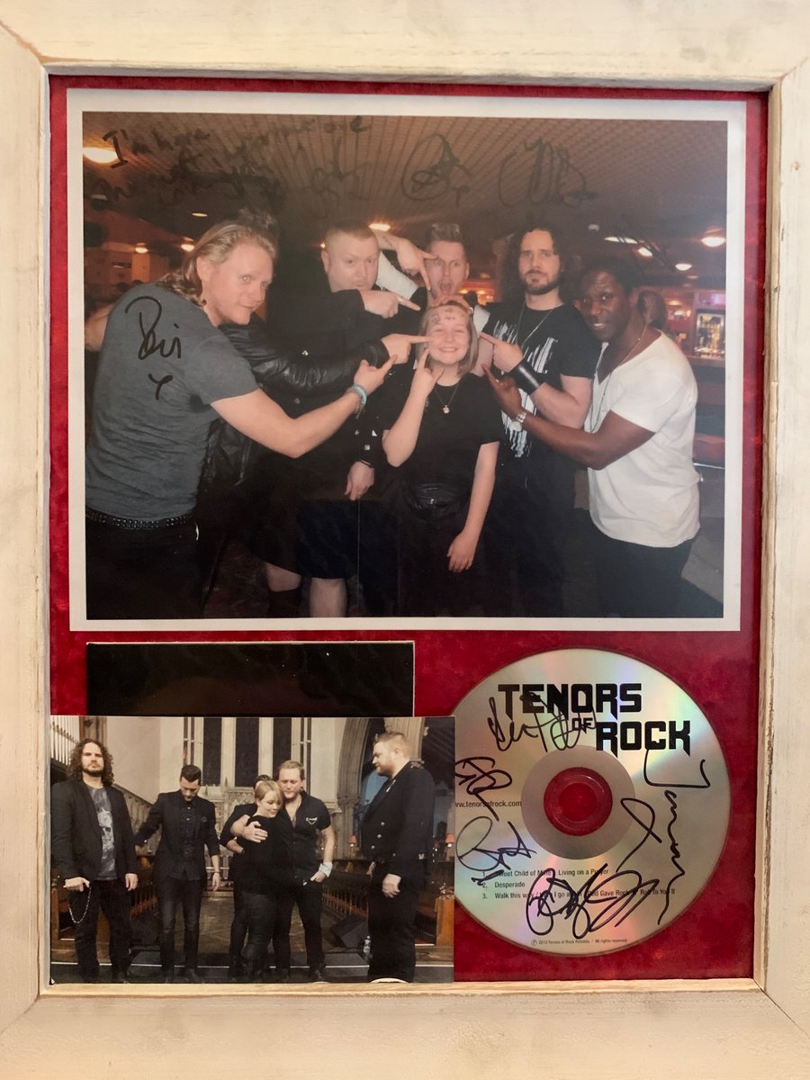 This has been hanging on my living room since I first moved in and it’s never been moved! One of my best childhood memories! <a href="/TenorsOfRock/">Tenors of Rock</a> 
Definitely my favourite <a href="/RhydianMusic/">Rhydian Roberts</a> tours!