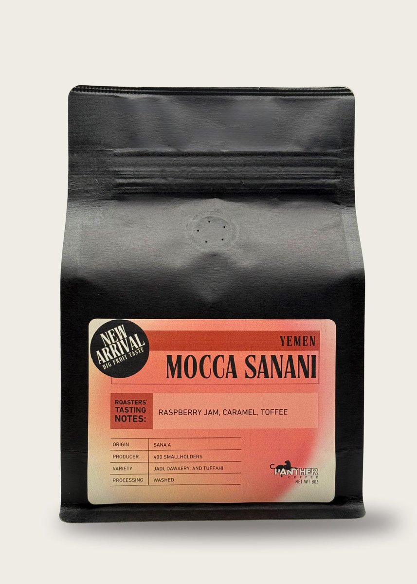 ✨ It’s back! ✨
We’re thrilled to welcome the return of Mocca Sanani from Yemen, one of the world’s most storied coffee origins.
This year’s lot is bursting with rich notes of raspberry jam, caramel, and toffee, delivering an even more vibrant fruit-forward cup. Enjoy!