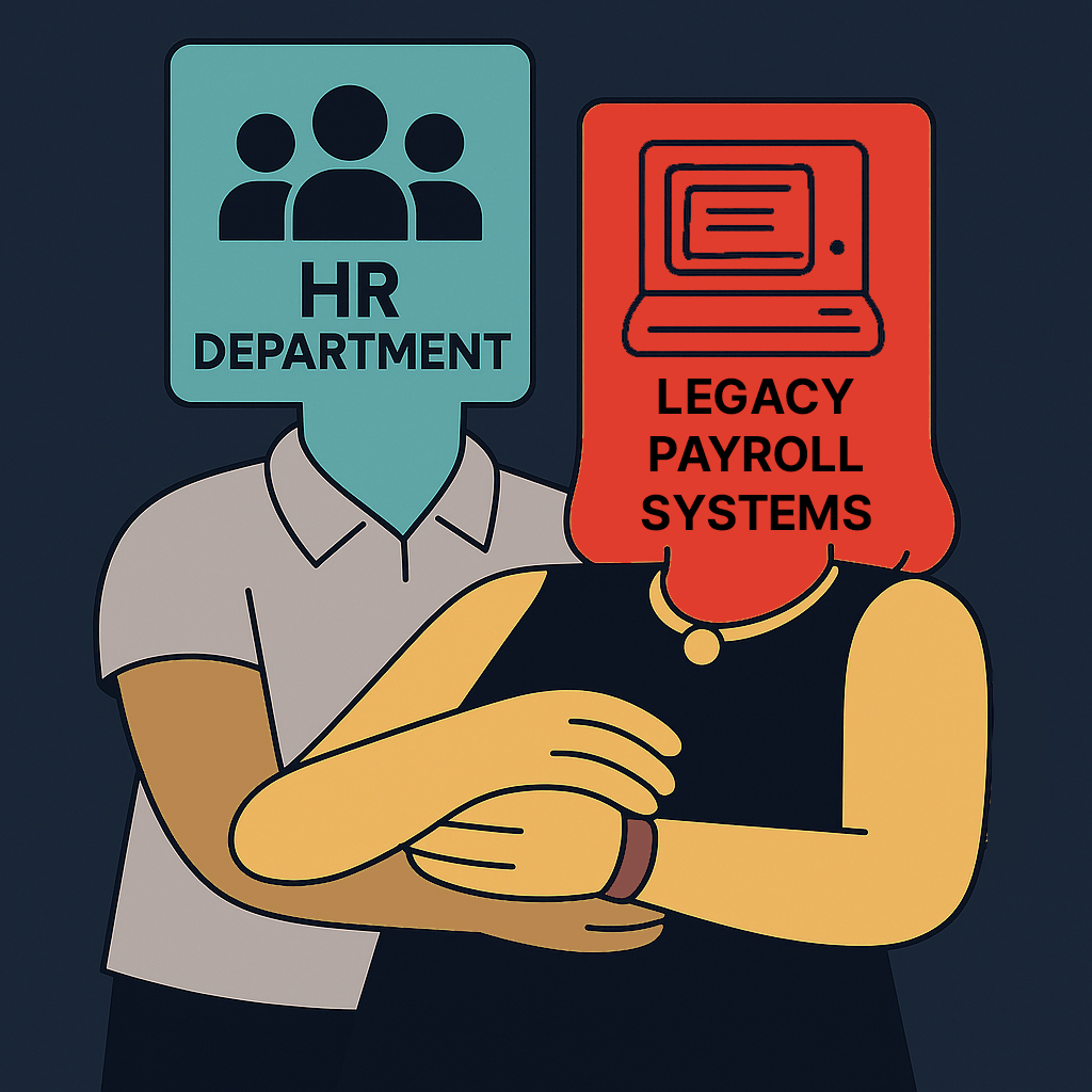 Would be such a shame if your HR Department was caught in a relationship with a Legacy Payroll System… we all deserve better.