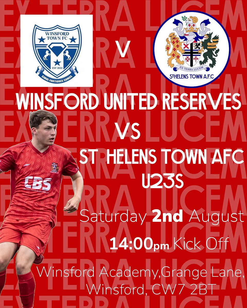 We start our league campaign tomorrow away to Winsford FC Res  promises to be a tough test for the young squad ⚽️ 💙