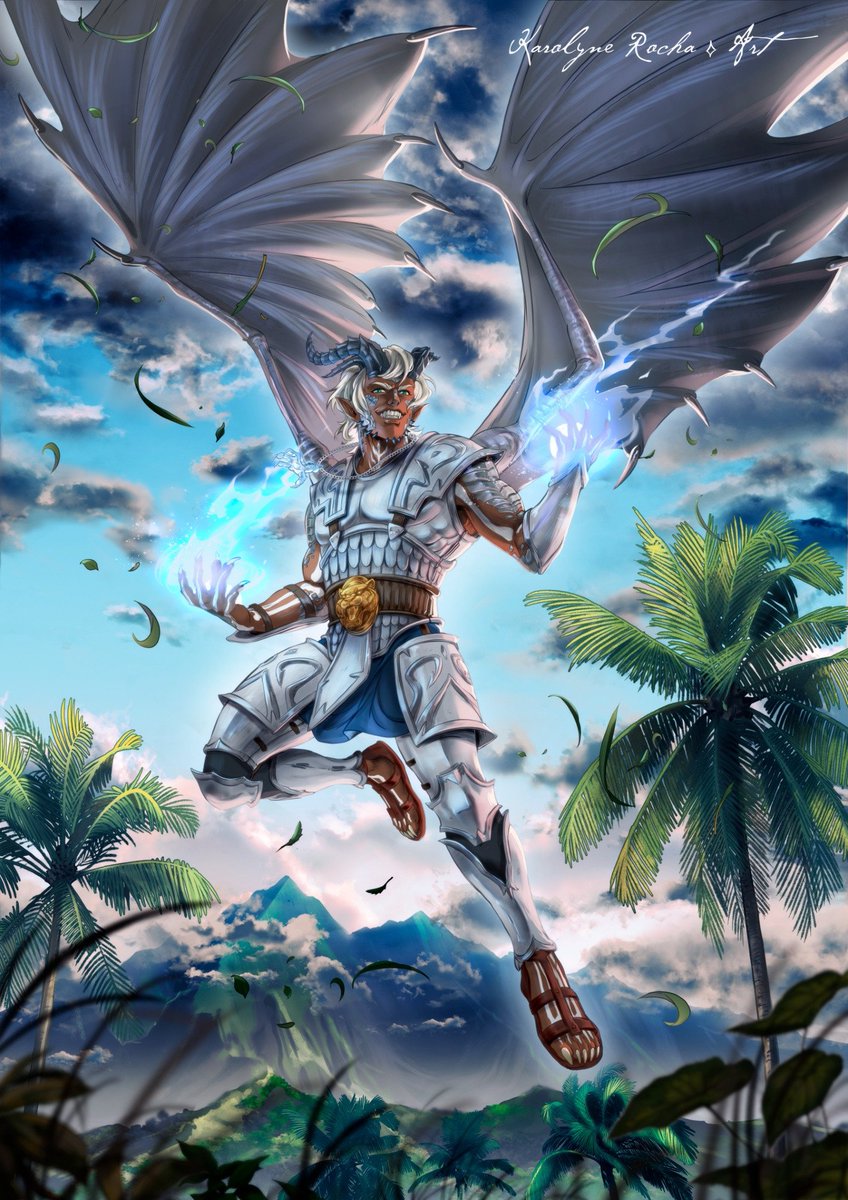 KarolyneRochart's tweet photo. Commission for SatyrdayNight  on discord 
(Waitlist - Dm me!)  

#Commissions #commissionsopen #halfdragon https://t.co/8Hn6NONrgu