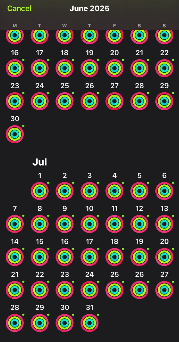 hollowb0ness's tweet photo. Another perfect month of 30,000+ steps daily 💪 🏃‍♀️ 🙇‍♀️ https://t.co/7bgu17sYbx