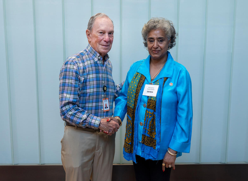 Great to meet Michael Bloomberg and hear updates on the upcoming Bloomberg Global Forum, set to convene once again in New York City during the 80th session of the <a href="/UN/">United Nations</a> General Assembly.

The Forum will bring together leading voices from government, business, and civil society to