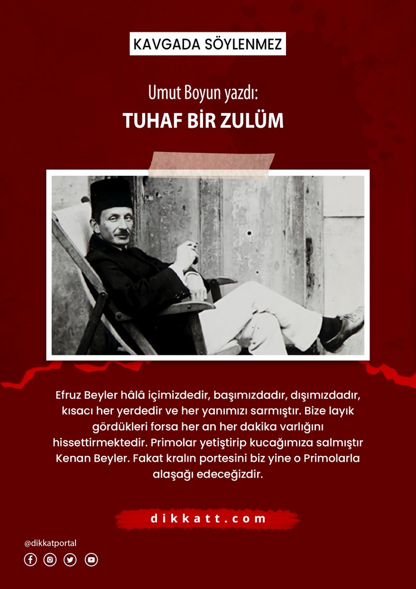 #dikkat

Umut Boyun yazdı:
TUHAF BİR ZULÜM

Yazının tamamını okumak için tıklayın:
dikkatt.com/tuhaf-bir-zulum