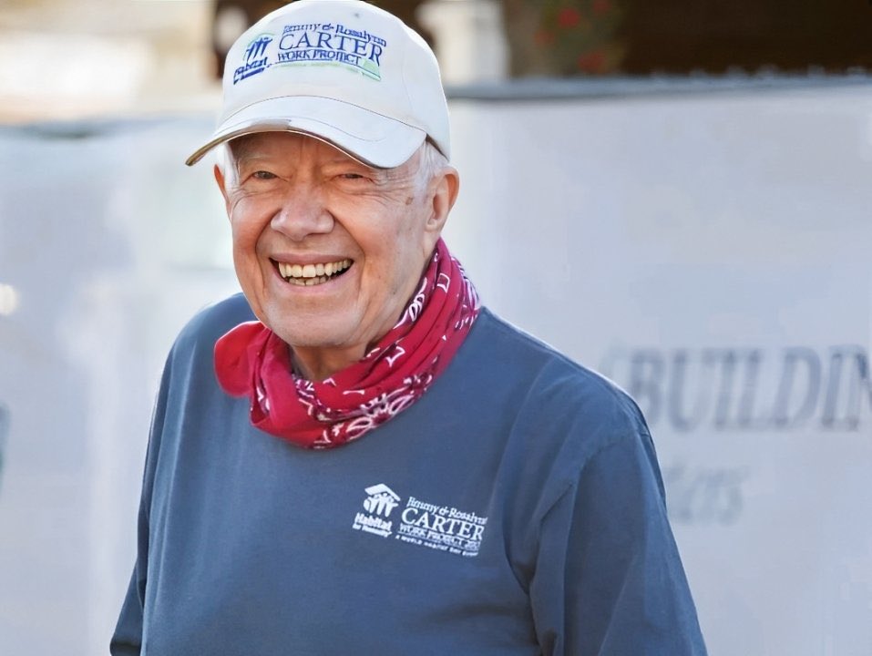 In President Jimmy Carter's Nobel Peace Prize acceptance speech, he had this to say:

"I am not here as a public official, but as a citizen of a troubled world who finds hope in a growing consensus that the generally accepted goals of society are peace, freedom, human rights