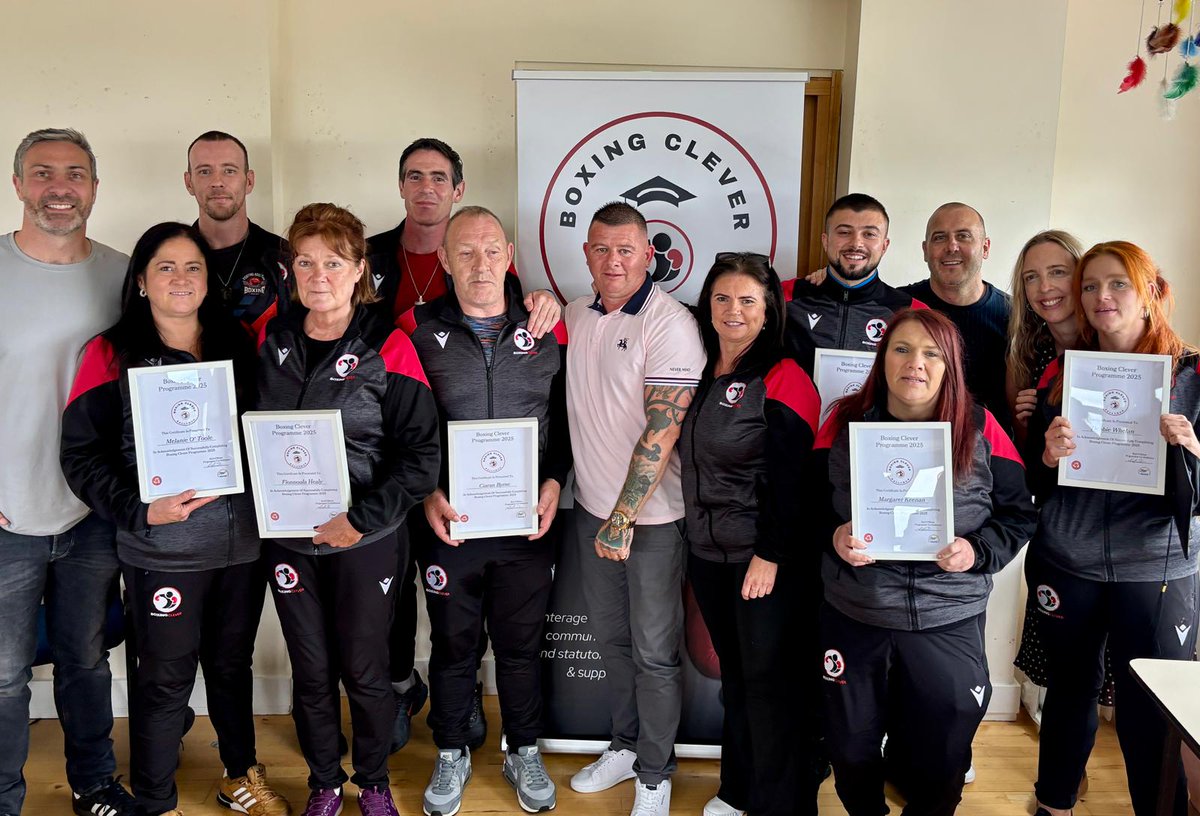 Congratulations to all the students who graduated from the Boxing Clever Programme 2025. Thank you to <a href="/kenegan30/">Kenneth Egan OLY</a> for his inspiring words to the graduates earlier today. <a href="/BallymunLDATF/">Ballymun LDATF</a> <a href="/IreRecoveryAcad/">RecoveryAcademyIre</a>