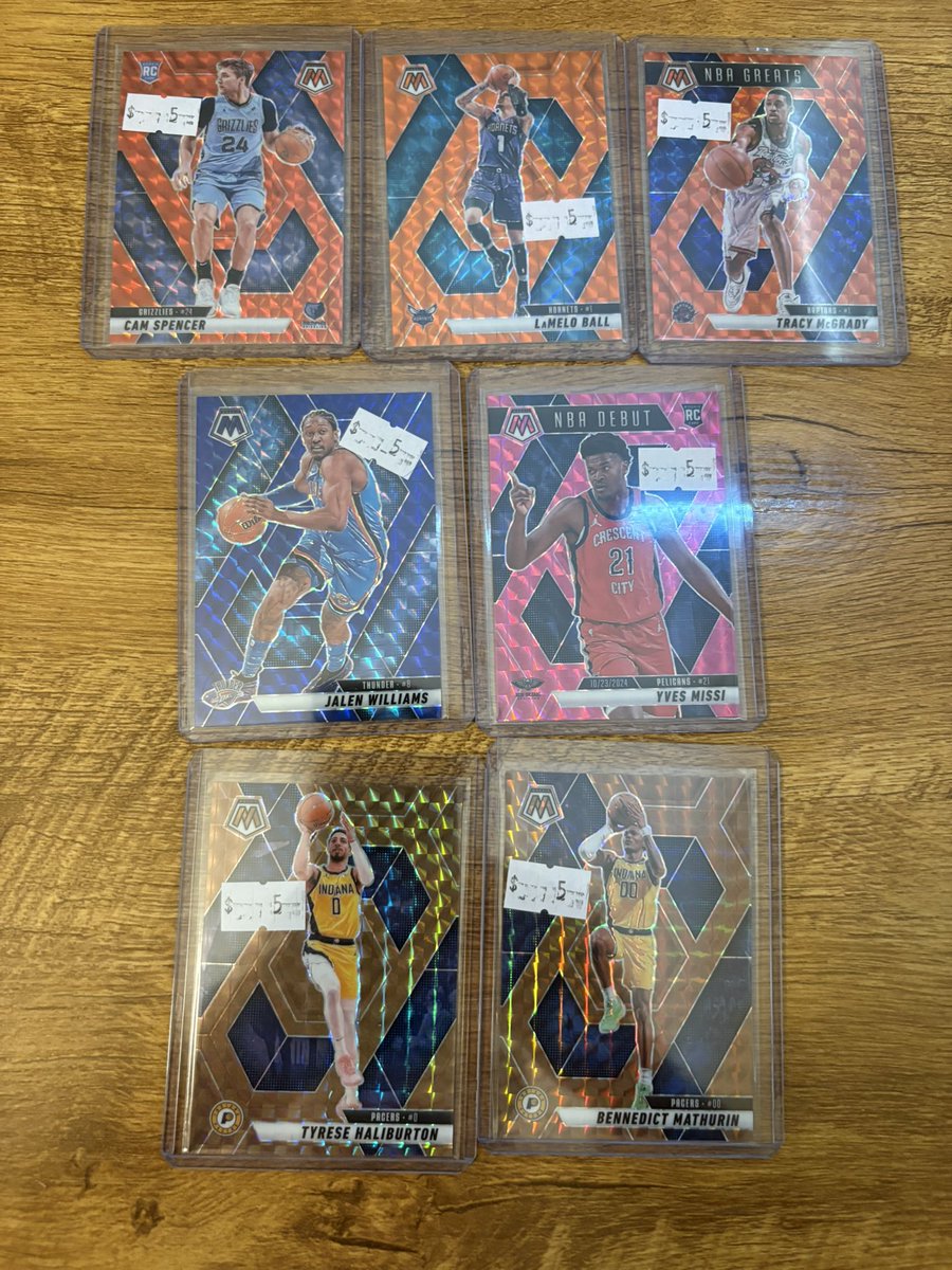 Here’s all that is left from this mornings posts

1st picture are $5 each
2nd picture are $4 each