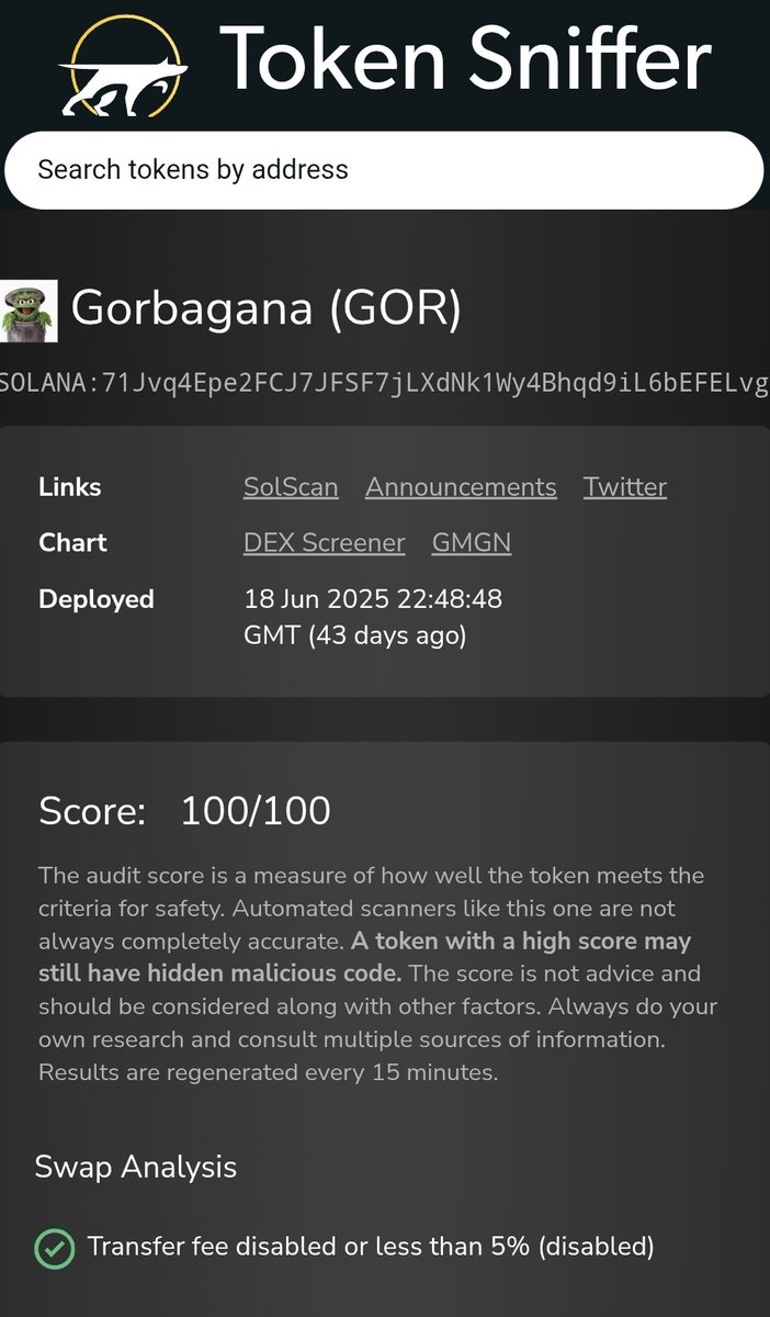 KFlandern35557's tweet photo. Is $GOR legit, alway DYOR, but to me, everyday it passes the test.  I still think it's one of the most responsible bets in Solana. 

https://t.co/livboYfw1q https://t.co/KKOFZD40IM