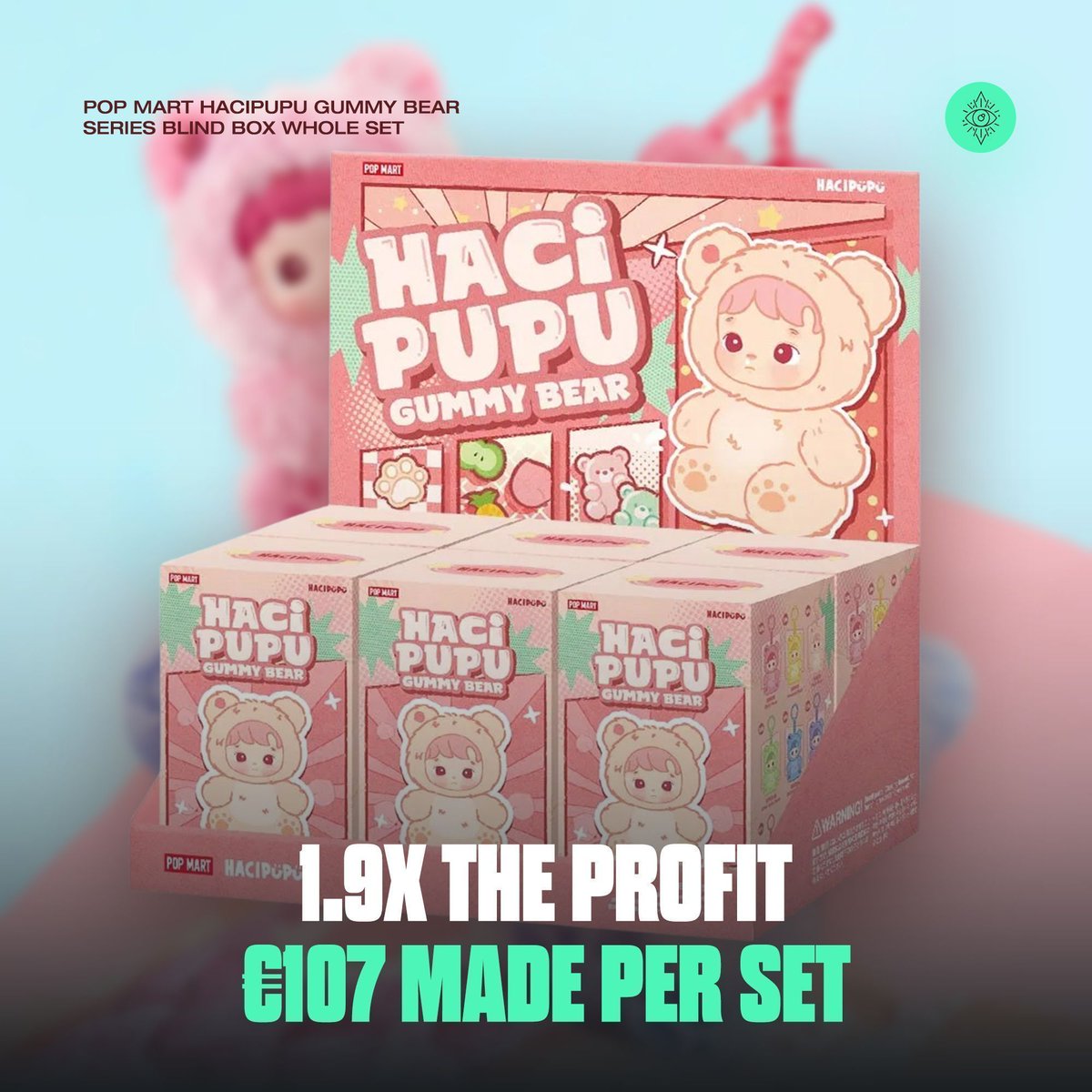AIOHidden's tweet image. Pop Mart never disappoints with releases everyday, this cute gummy set paid profits in an easy way💰

Join the waitlist today! 
whop.com/checkout/plan_…