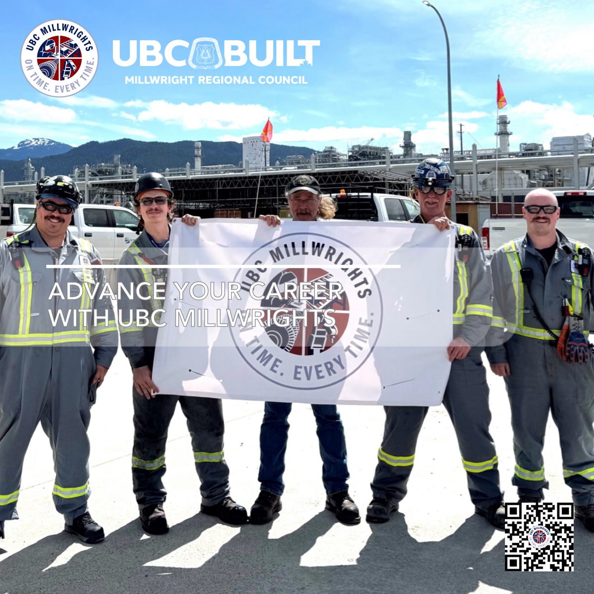 development of our professional millwright workforce—from the tools to project management and leadership roles.

Let’s start a conversation ubcmillwrights.ca

#Careers #Millwrights #safety #ubcmillwrights #ubcbuilt