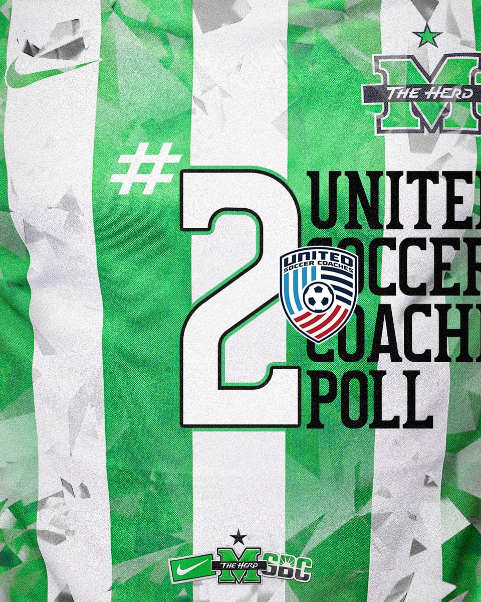 Starting the year off #️⃣2️⃣ in the <a href="/UnitedCoaches/">United Soccer Coaches</a> Preseason Poll!

#WeAreMarshall