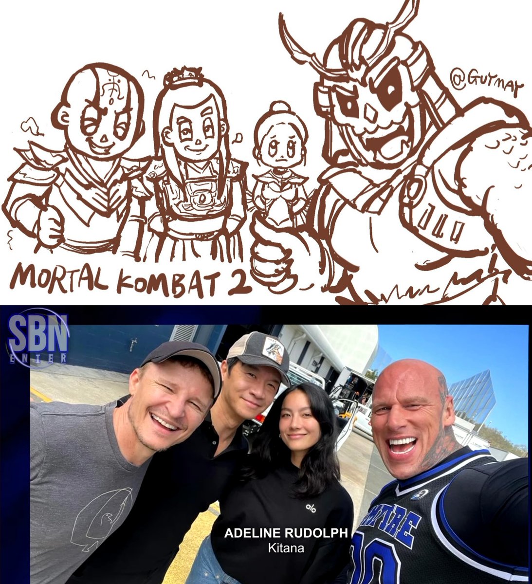 Having fun with #mortalkombat2 movie behind the scene video(2:54)m.youtube.com/watch?v=pwd3NV…