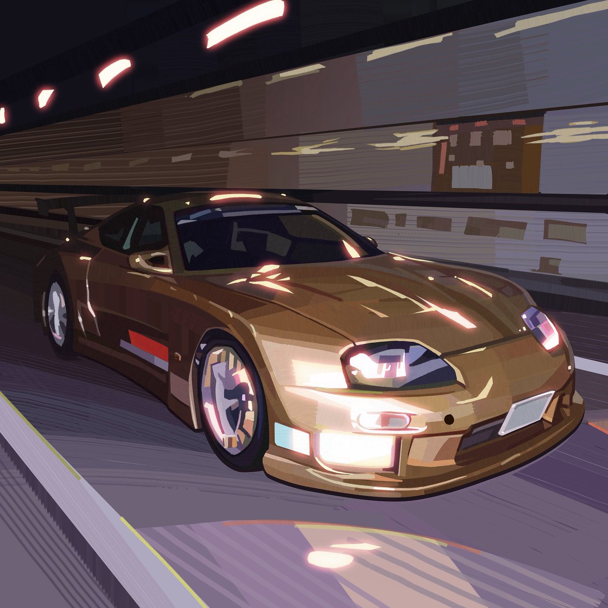 😮‍💨 Smokey Nagata’s 1995 Top Secret GT-300 Toyota Supra
#ArtistOnTwitter 
#digitalart