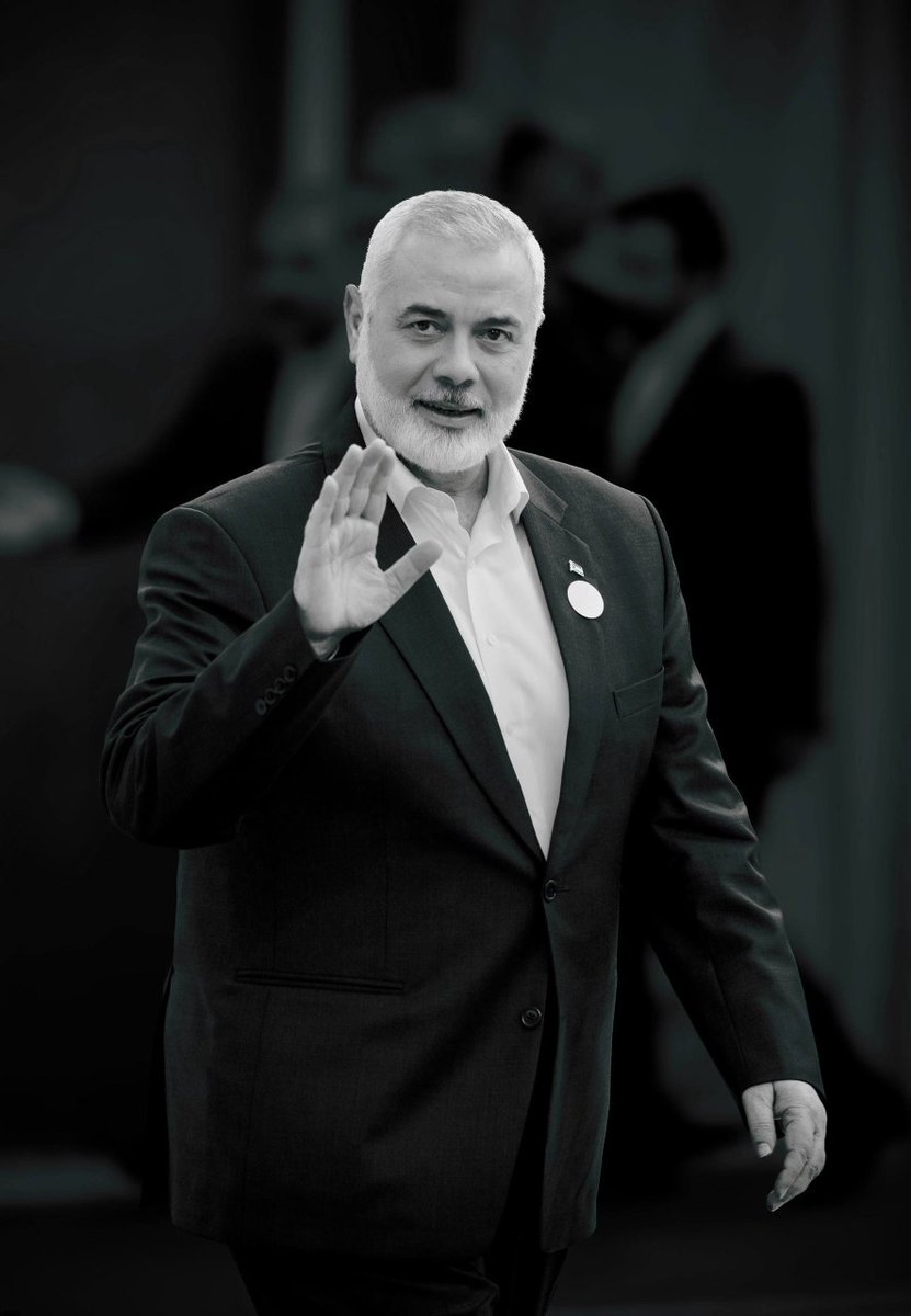 صلوا على محمّد و آل محمّد و ثوابها هدية للشهيد #اسماعيل_هنية