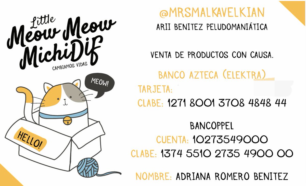 Buen día! Les cuento, la mamita está mal de salud, tiene una diarrea muy fuerte y anemia severa, así que tenemos que retirar ya a los bebés y empezar a destetar, nos urge latas para ella y kitten para bebés 😭
amazon.com.mx/hz/wishlist/ls…