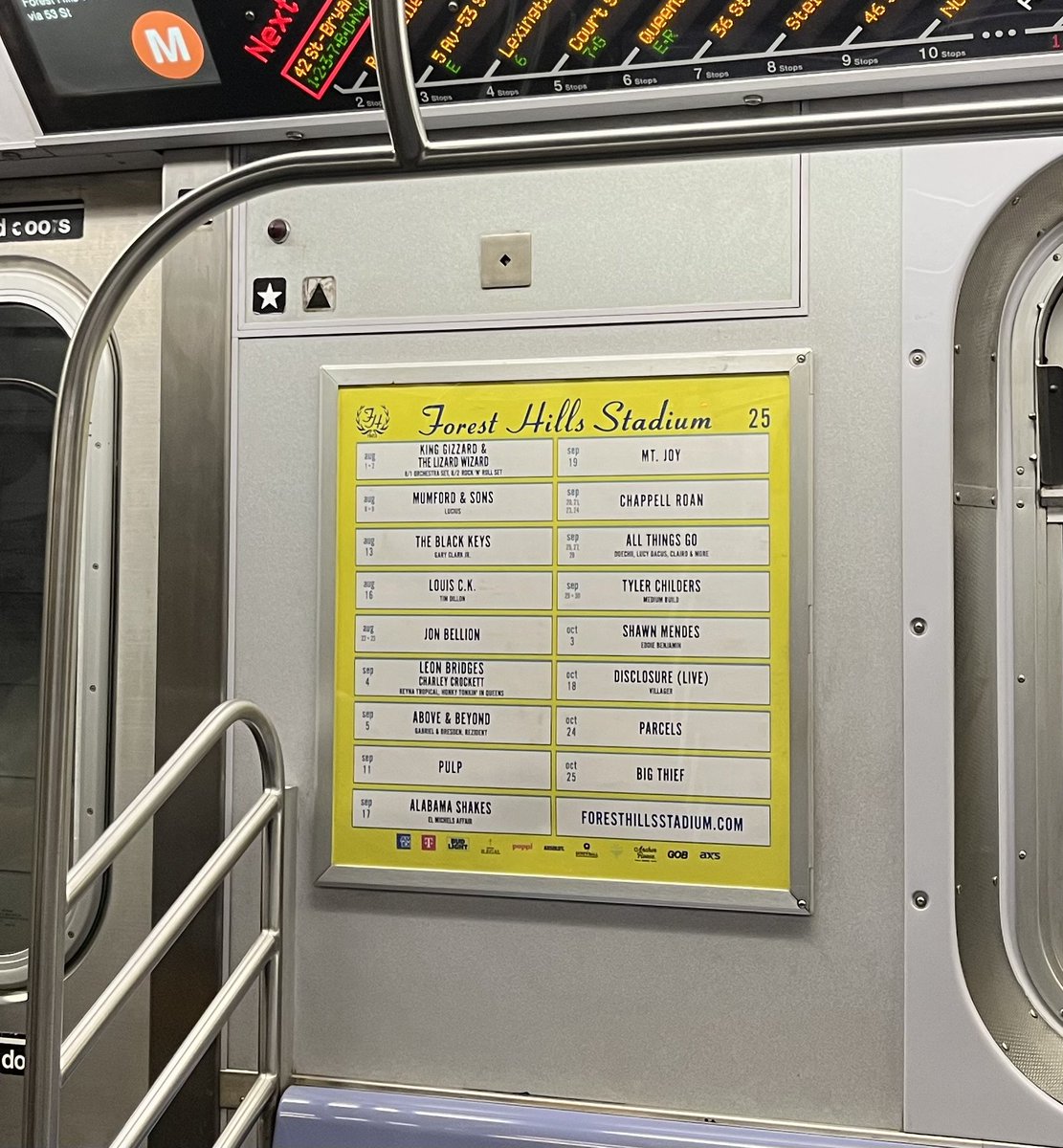 This is the most helpful ad I've ever seen in the subway, by virtue of being the only helpful ad I've ever seen in the subway.

A Black Keys show a week from weds is news I can use