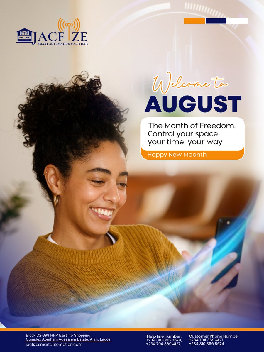 Jacfize_Smart's tweet image. Happy new month from the Jacfize Team!
Wishing everyone a successful and pleasant month ahead🙏❤️