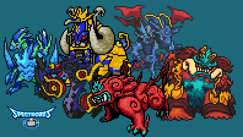 Confirmed: The next update of #SpectrobesGBA will have a fully custom sprited roster, including all Spectrobes and all Krawl