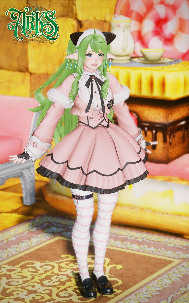 ngs_storage's tweet image. #PSO2NSG 
#ma7ロゴ 
おはようございま～す☀
まだお清楚コーデが続きます☺️ｗ