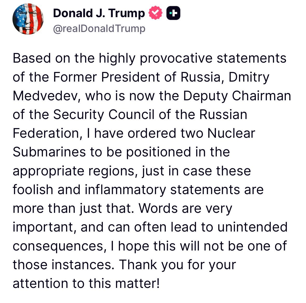 I don't like Trump.

But this is exactly how Russia needs to be dealt with. 

🇺🇸 Make America Gangsta Again 🇺🇸