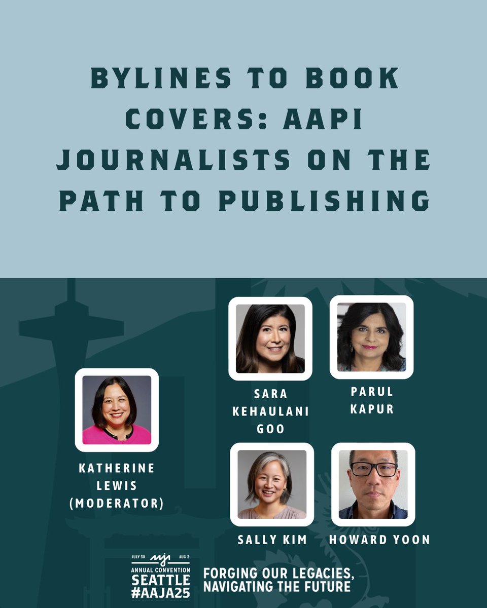 Sara Kehaulani Goo (@sarakgoo) on Twitter photo Today, at #AAJA25, come learn about how to get your book published with me, @wme literary agent Howard Yoon, <a href="/littlebrown/">Little, Brown and Co</a> publisher Sally Kim, author Parul Kapur & <a href="/KatherineLewis/">Katherine X Lewis éŖ ę” (she/her)</a> 4 pm PT Today, at #AAJA25, come learn about how to get your book published with me, @wme literary agent Howard Yoon, <a href="/littlebrown/">Little, Brown and Co</a> publisher Sally Kim, author Parul Kapur & <a href="/KatherineLewis/">Katherine X Lewis éŖ ę” (she/her)</a> 4 pm PT