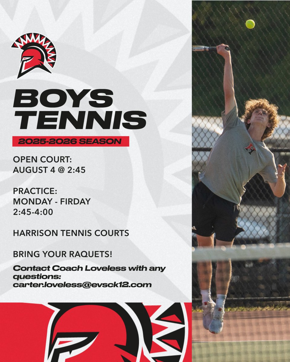Calling all Warriors interested in Boys Tennis!!!