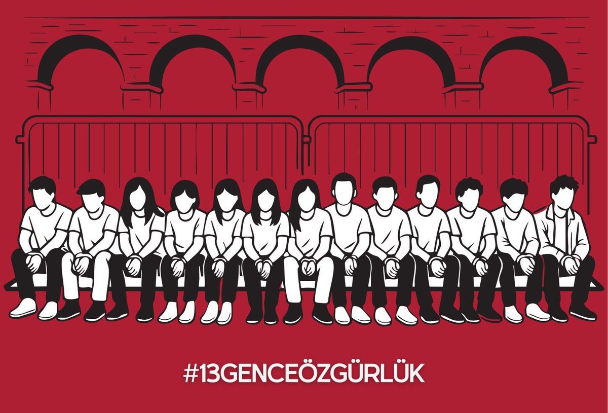 direniş haktır 
yürüyüş haktır 
protesto haktır 
#13GenceÖzgürlük