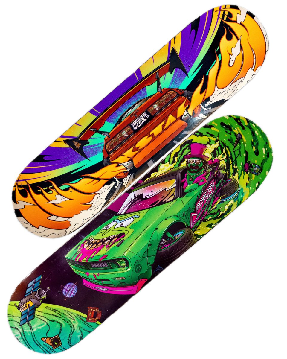 If you didn’t know, we dropped official skate decks, link in our bio! 🛹🔥