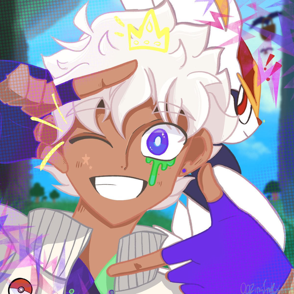 Raaah!!! I like Pokemon sword!
#Pokemon #PokemonOC #art