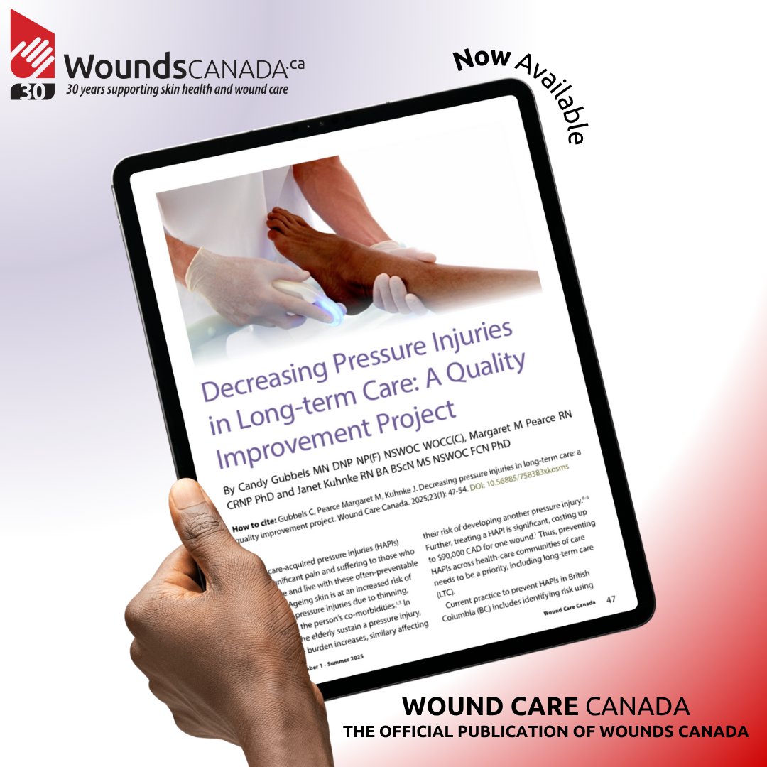 Ageing skin is at an increased risk of developing pressure injuries. In long-term care environments, there is a crucial need to address these types of wounds. In the latest Wound Care Canada, experts share proven best practices. Read the article here:  woundscanada.ca/news/794-wcc-s…