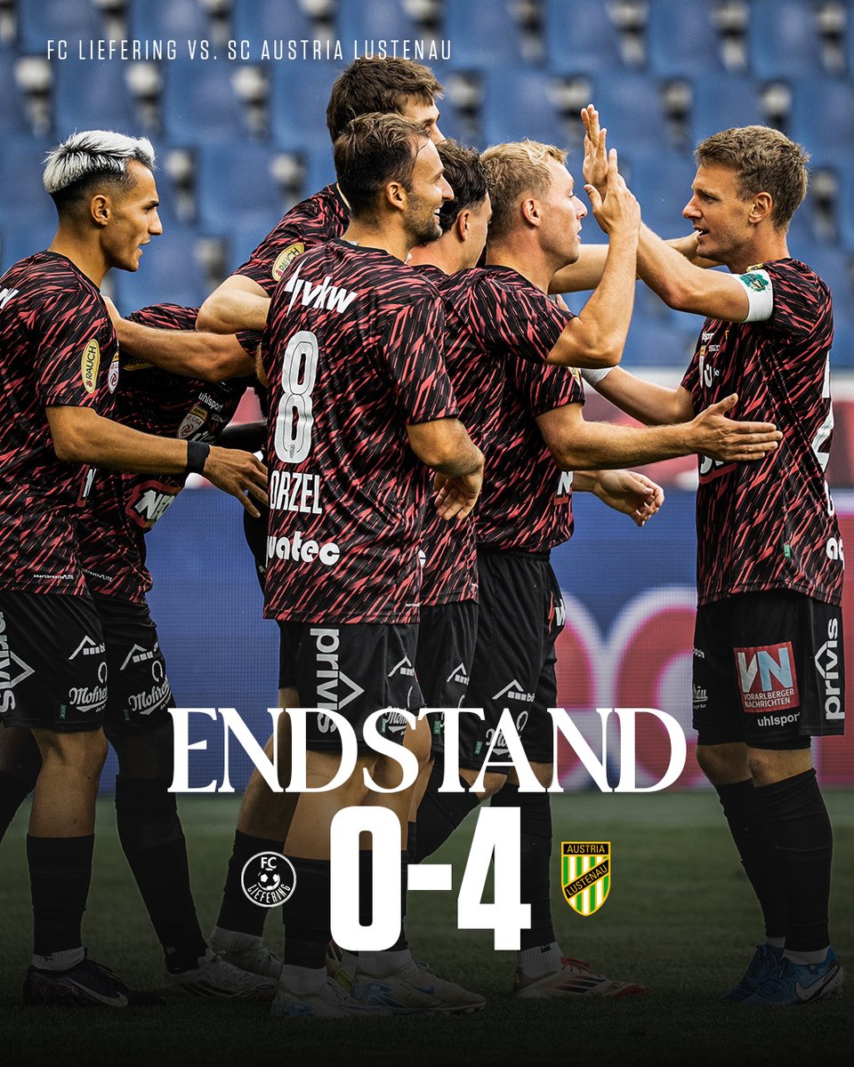 Traumstart in Salzburg: Wir gewinnen beim FC Liefering nach bärenstarker Leistung mit 4:0. Die Tore erzielten Jack Lahne (2), Haris Ismailcebioglu und Mame Wade! 🔥👏
________________________
#FCLALU | 0:4 | Endstand