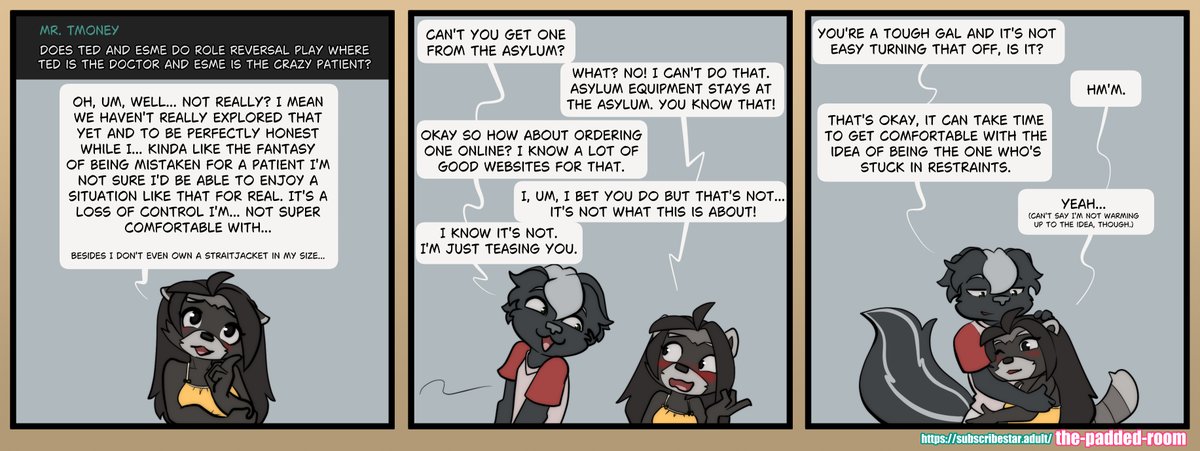 Another question about restraints but this time the answer has... feelings? *Shocked audience gasp*