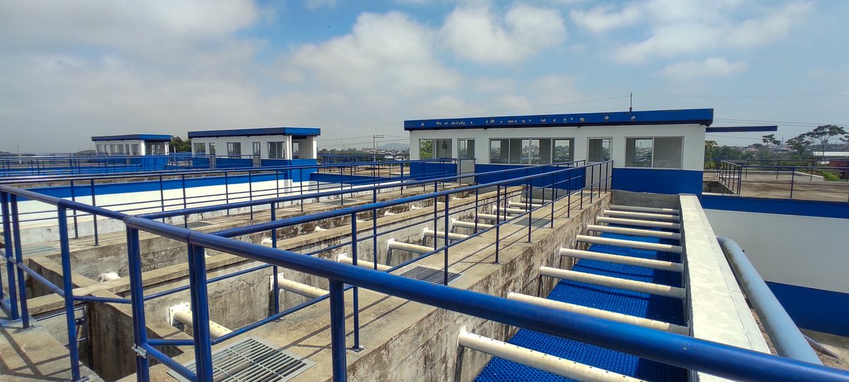 #GrandesObras | 💧 Me siento orgulloso de liderar el cambio de Santo Domingo. La Planta de Agua Potable del proyecto 'Otongo' es una realidad y aumentaremos la producción a 1500 litros por segundo para beneficiar a más sectores con un servicio eficiente y de calidad.