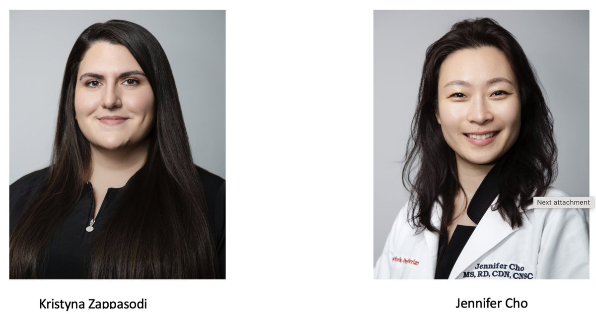 NYC Transplant Hepatology (@nyc_tx_hep) on Twitter photo The <a href="/ColumbiaMed/">Columbia Medicine</a> Liver Tx Program is excited to welcome two new members of our nutrition team, Jennifer Cho + Kristyna Zappasodi. They will be integral members of our LT team and the newly launched prehabilitation program <a href="/AveshThuluvath/">Avesh J. Thuluvath, MD, MS</a> #frailtymatters #nutrition @Livertwitter The <a href="/ColumbiaMed/">Columbia Medicine</a> Liver Tx Program is excited to welcome two new members of our nutrition team, Jennifer Cho + Kristyna Zappasodi. They will be integral members of our LT team and the newly launched prehabilitation program <a href="/AveshThuluvath/">Avesh J. Thuluvath, MD, MS</a> #frailtymatters #nutrition @Livertwitter