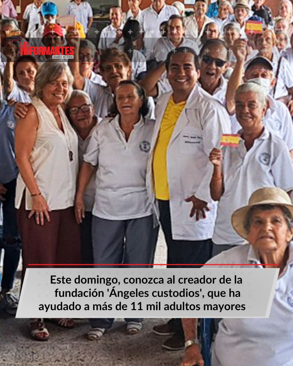 Albeiro Vargas es un verdadero ángel. Desde que era apenas un niño enfrentó de cerca la muerte y se dedicó a apoyar a los adultos mayores. A lo largo de su vida ha acompañado a más de 11 mil adultos mayores.
Su historia, este domingo en #LosInformantes.