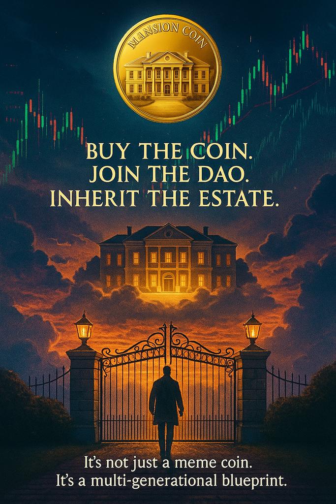 prinzzuby's tweet photo. @MansionOnSol When meme culture meets legacy wealth. ποΈβ¨
Welcome to the estate economy.
#MansionCoinMeme #DAOlife #CryptoRoyalty #Web3Wealth #GenerationalCrypto https://t.co/dXatSjHBpd