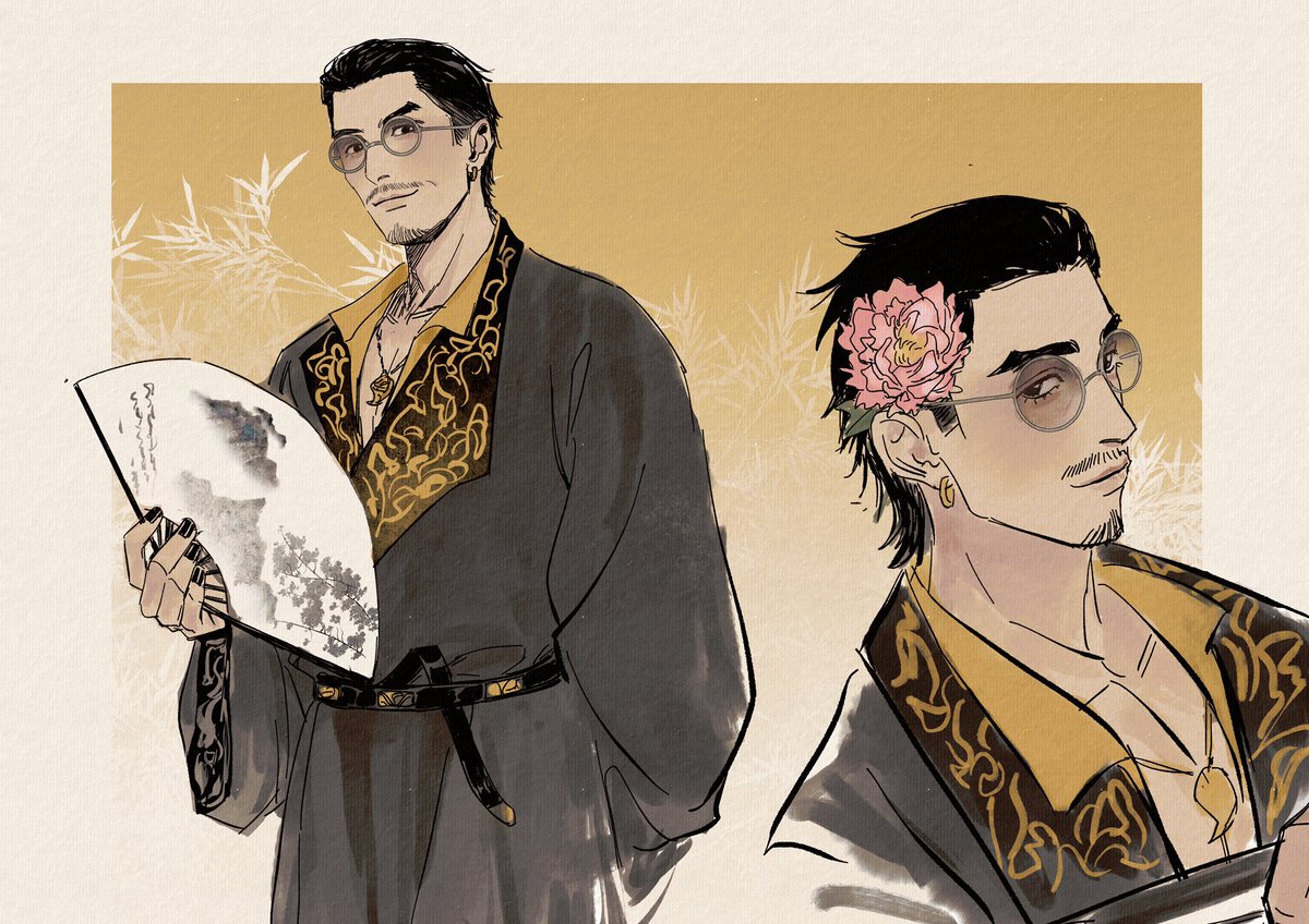 ay1nggg's tweet image. 整点汉服穿穿（虽然画的有点抽象但小赵应该是会簪花的（（（