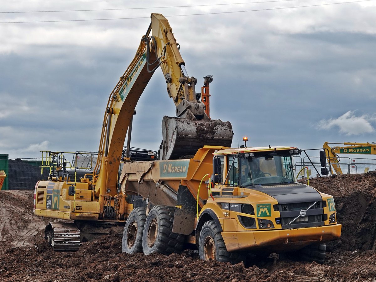 Barrie Woodward (@barrie_woodward) on Twitter photo Sticky conditions and soft ground at the Reeves House Farm end of the Wingates Employment Site today, but nothing the <a href="/dmorganplc/">D Morgan plc</a> articulated dumpers couldn't handle. 👍152 Sticky conditions and soft ground at the Reeves House Farm end of the Wingates Employment Site today, but nothing the <a href="/dmorganplc/">D Morgan plc</a> articulated dumpers couldn't handle. 👍152