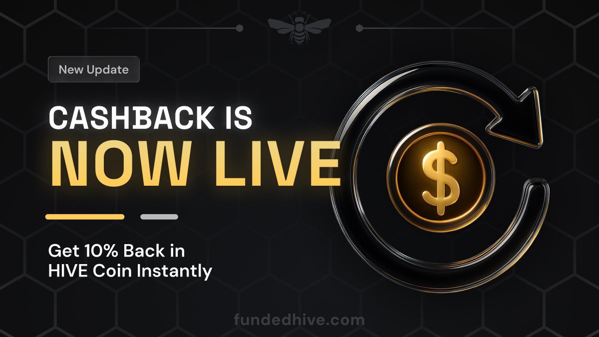 Get PAID to Trade! 🤑 10% Cashback in HIVE Coin! 🐝🍯

Now every time you buy a new trading challenge, you'll instantly get 10% back in HIVE Coin!

•  Buy a Challenge ⛏️
•  Get 10% in HIVE Coin - instantly! 🎉
•  Trade Smarter. Earn Faster. 🏁

Register
fundedhive.com/?ref=IIZQ4K3HYY